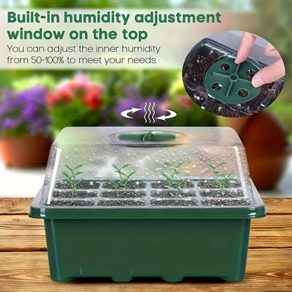 Plastic Seedling Box – Heat & Moisture Preserving Grow Tray