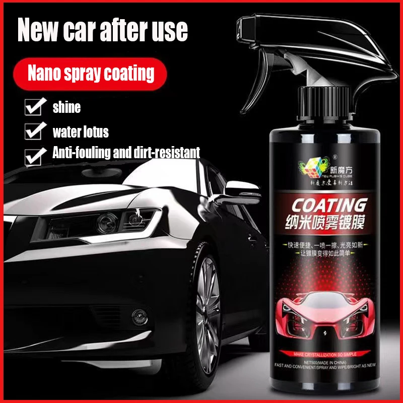Car Wax Spray & Polish – 2 in 1 Hydrophobic Coating Protection