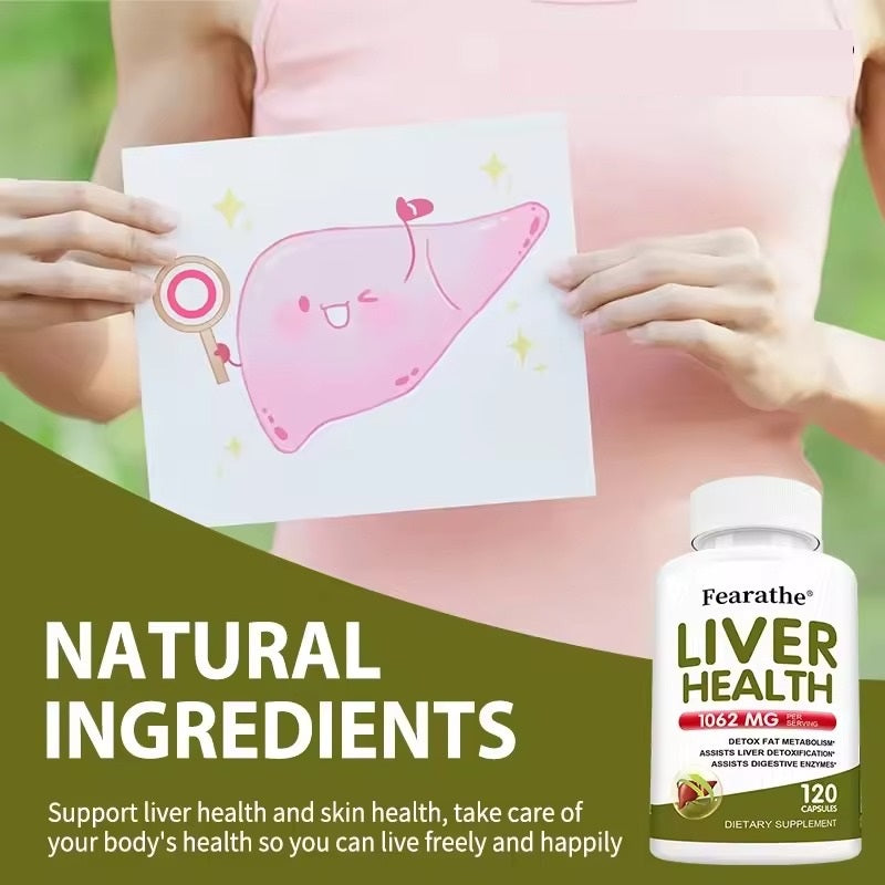 Liver Detox Capsules – Vegetarian Dietary Supplement