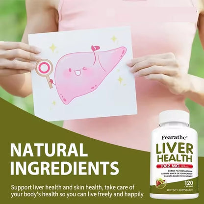 Liver Detox Capsules – Vegetarian Dietary Supplement