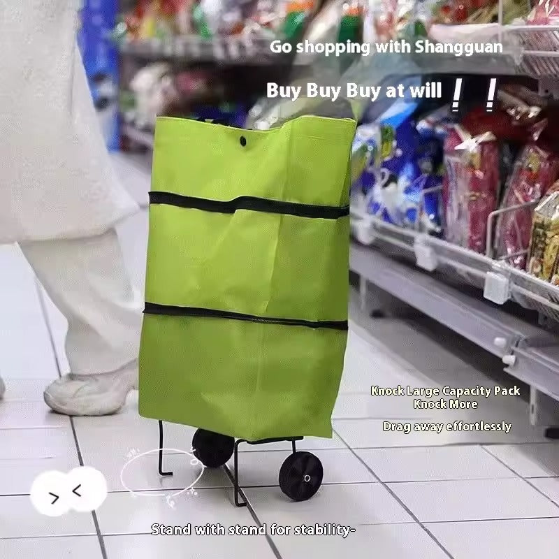 Portable Tugboat Folding Shopping Bag