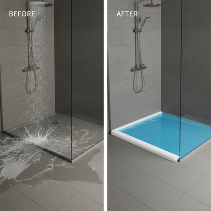 Waterproof Silicone Shower Strip – Self Adhesive Bathroom Water Stopper