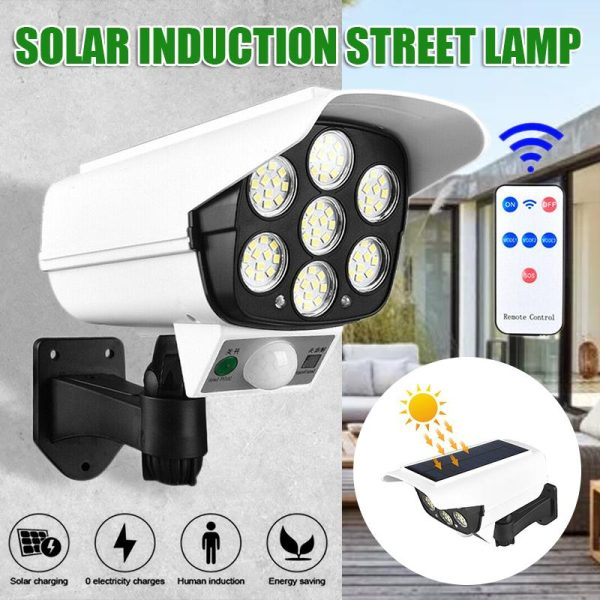 Camera Style Motion Sensor Solar Light – Outdoor Security LED