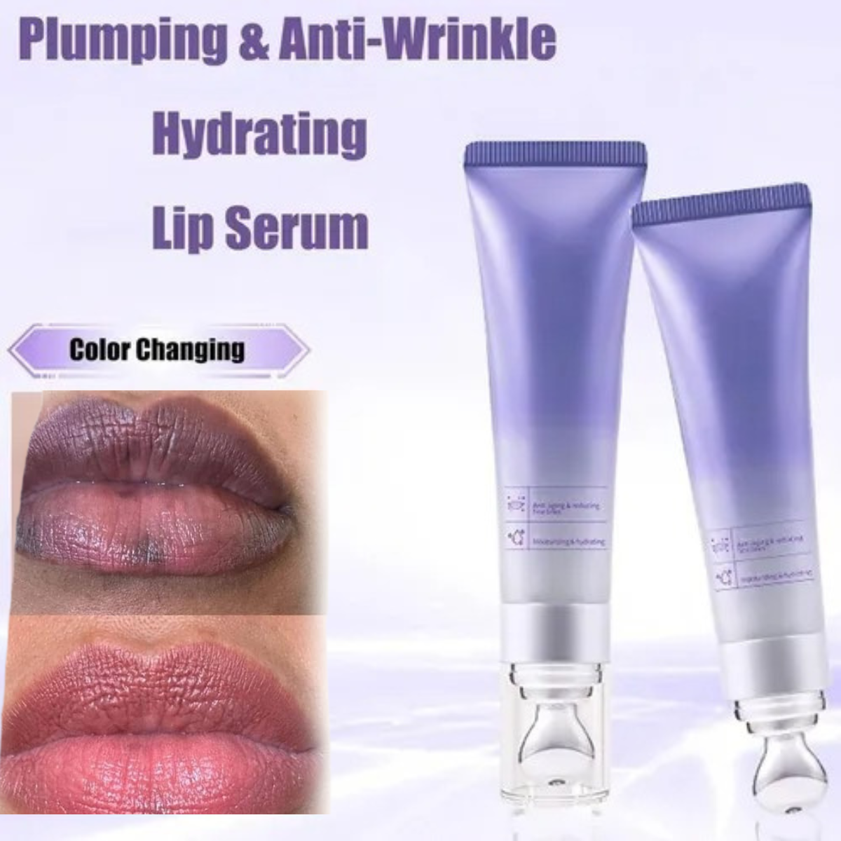 Plumping & Moisturising Lip Serum – Hydrating Anti-Wrinkle Lip Care