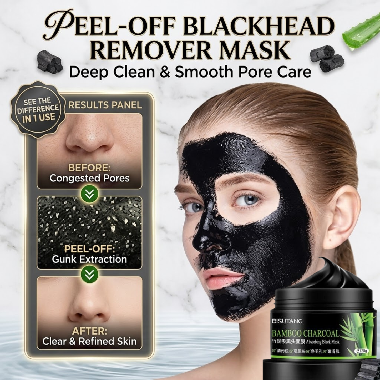 Peel Off Blackhead Remover Mask – Deep Clean & Smooth Pore Care