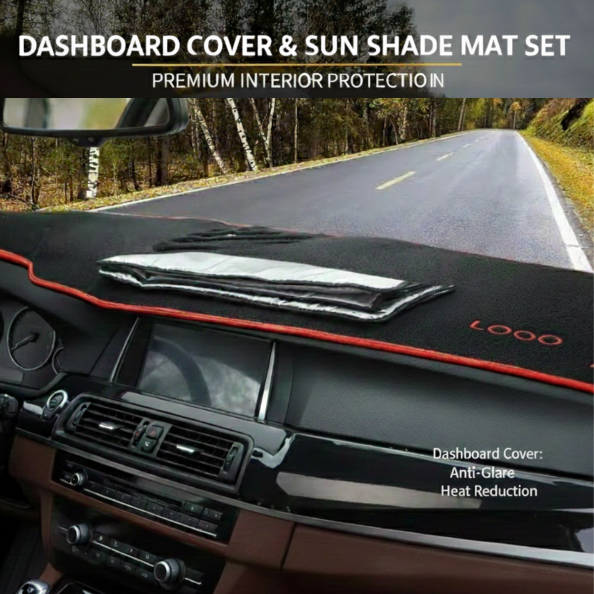 Dashboard Cover & Sun Shade Mat Set — Protect & Upgrade Your HIACE