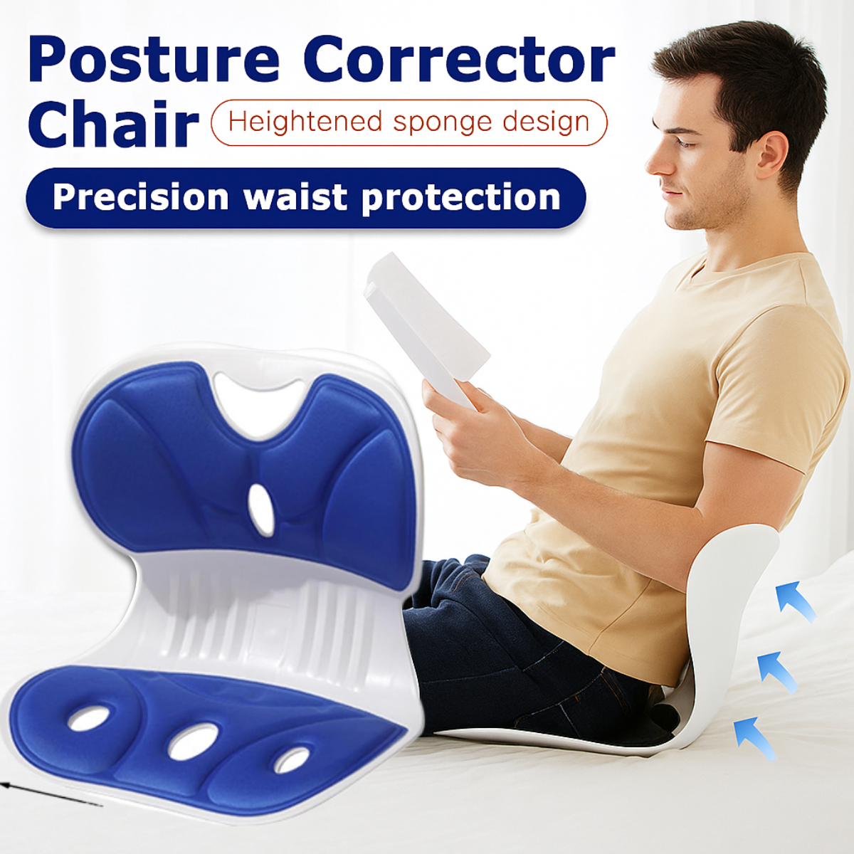 Orthopedic Office Chair Cushion – Posture Support & Pain Relief