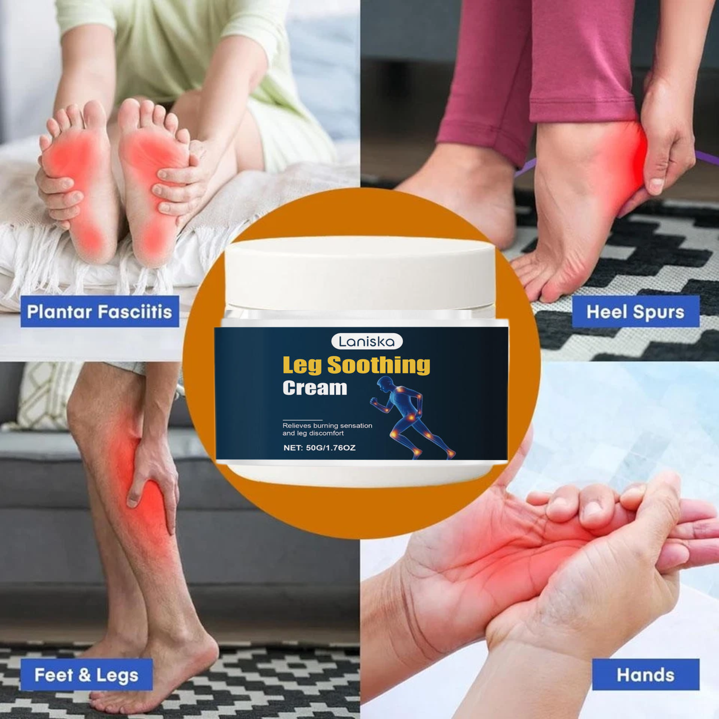 Gentle Moisturizing Leg Care Cream – Hydrating & Comforting Skin Care
