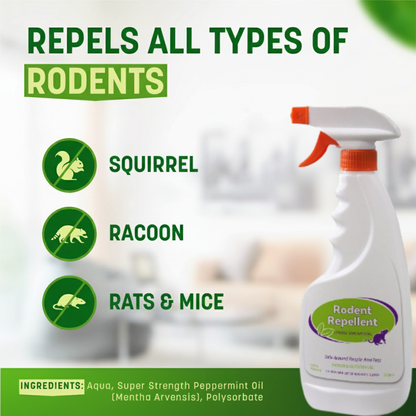 Peppermint Oil Rodent Repellent Spray