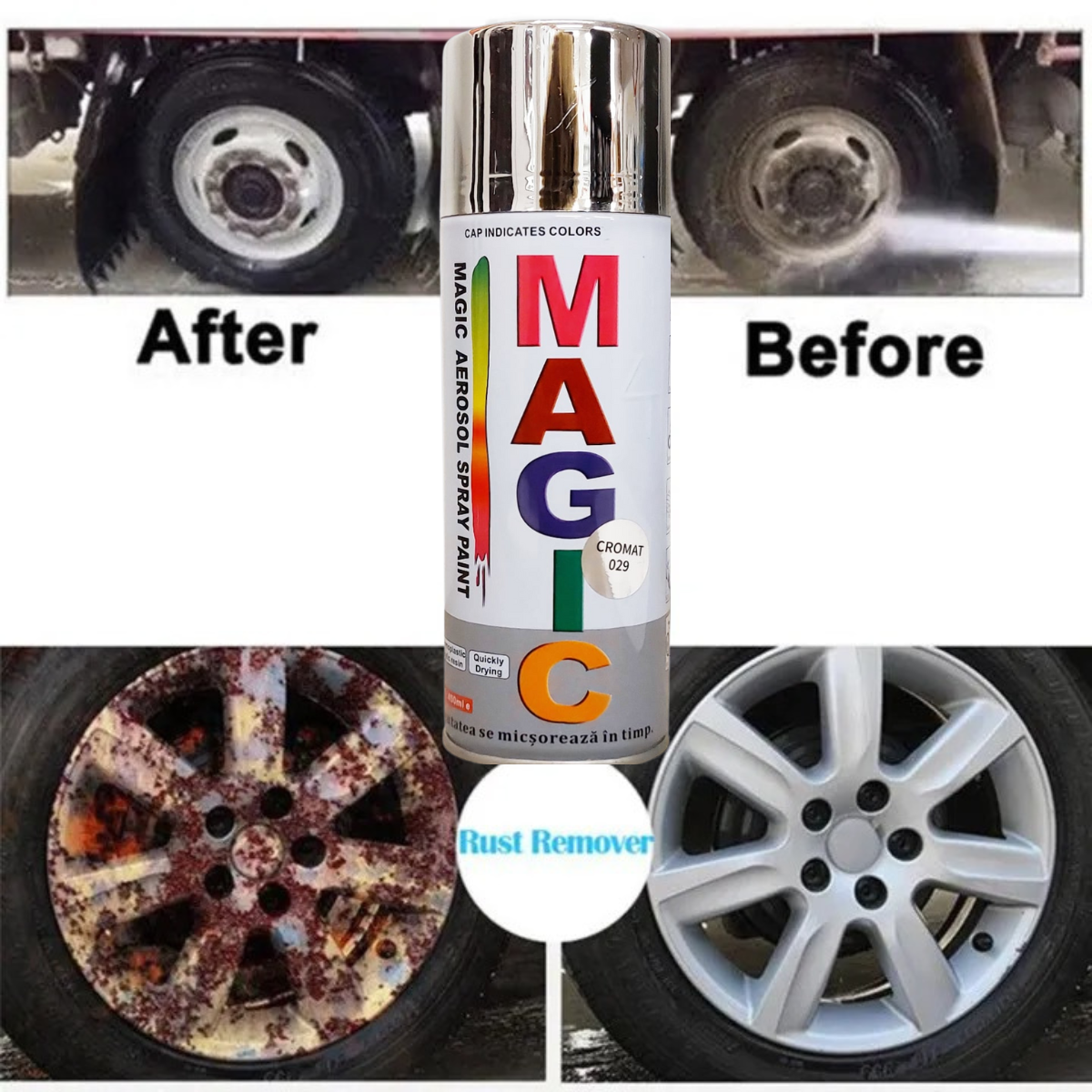 CHROMIUS™ Chrome Spray Paint – Durable & Quick-Dry