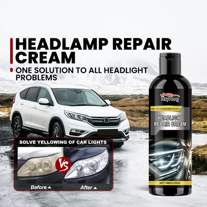 Headlight Repair Paste – Anti-Yellowing & Polishing Restorer
