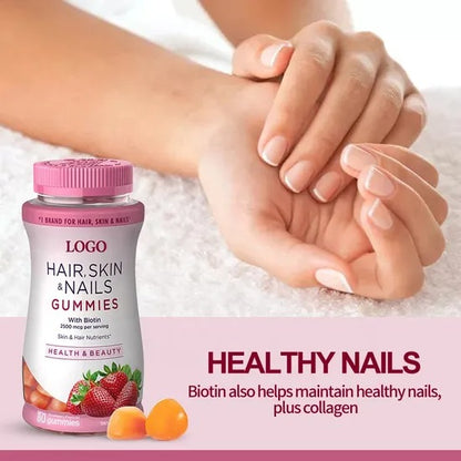 Collagen Gummies – Anti-Aging Support for Hair, Skin & Nails