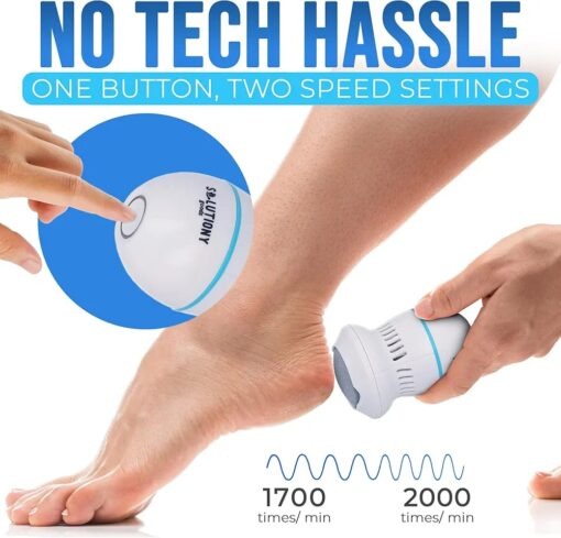 Pedi Vac Electric Callus Remover — Smooth Feet Care Tool