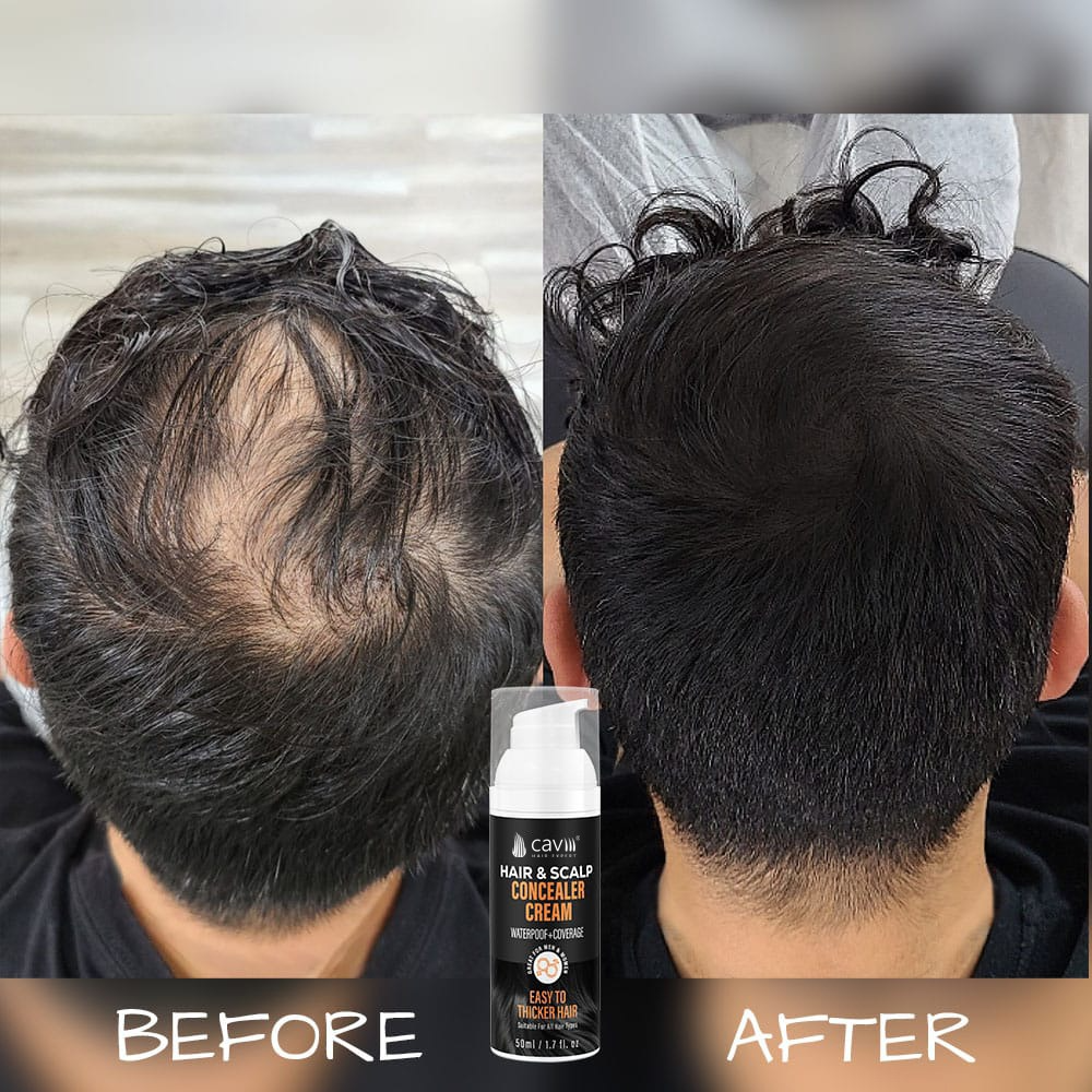 Instant Hair Concealer Cream – Quick Gray Coverage & Fuller Look