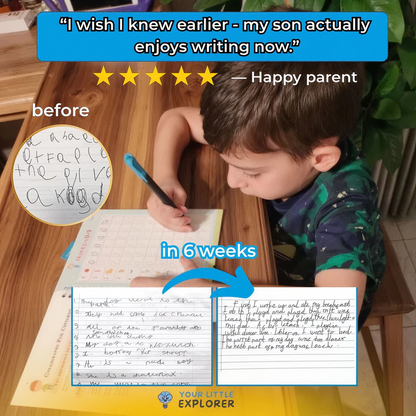Magic Grooved Writing Practice Books – Reusable 3D Handwriting Workbook for Kids