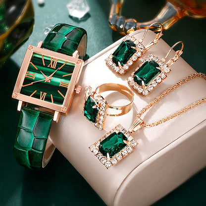SN Vintage Elegance Watch and Jewelry Set