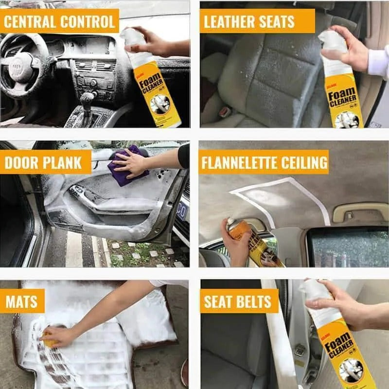 Auto Interior Protectant Foam Cleaner – Easy Car Interior Cleaning Spray