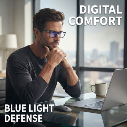 Retro Sports Reading Glasses – Anti Blue Light for Men & Women