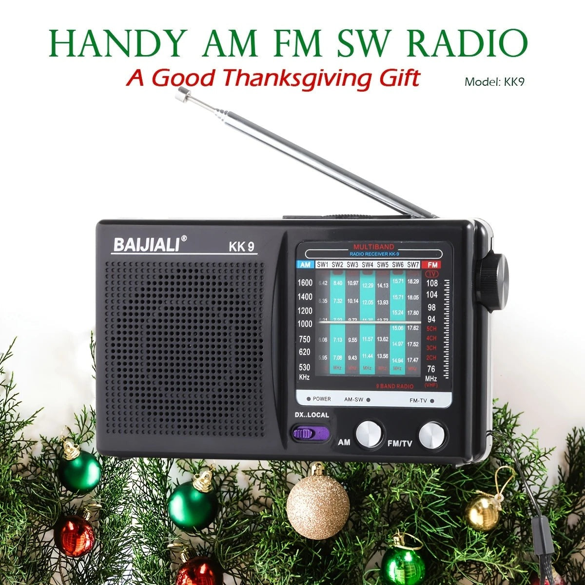 Portable Digital Display Radio – Compact & Clear Sound Anywhere