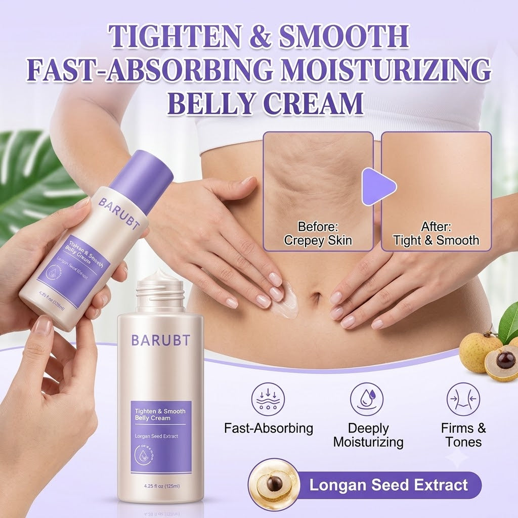 Tighten & Smooth Fast-Absorbing Moisturizing Belly Cream