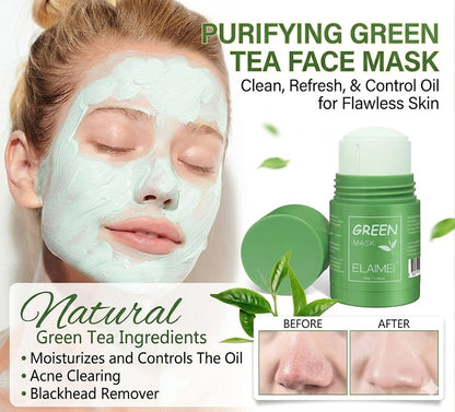 Purifying Green Tea Face Mask – Clean, Refresh & Oil Control Skin Care