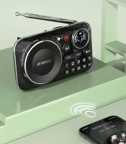 F21 Mini Wireless Speaker with FM Radio – Simple, Portable & Elderly-Friendly