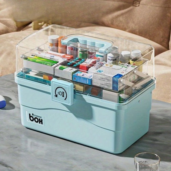 Smart Home Medicine Organiser — Large Storage Box