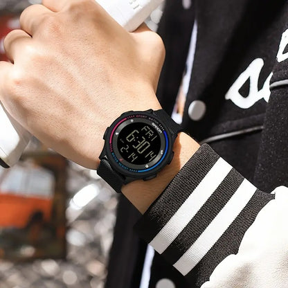 Men’s Waterproof Digital Watch – Sporty, Durable & Stylish