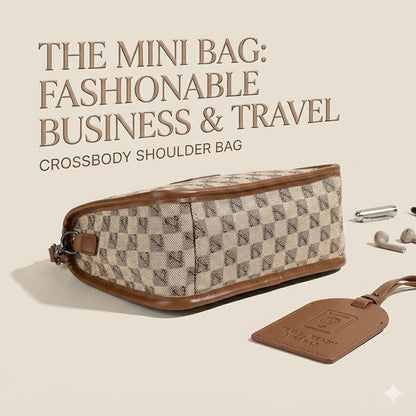 Crossbody Shoulder Bag – Fashionable Business & Travel Mini Bag
