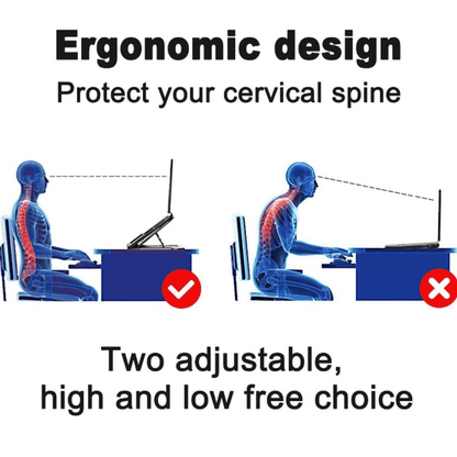 Adjustable Laptop Stand – Ergonomic Foldable Desk for MacBook