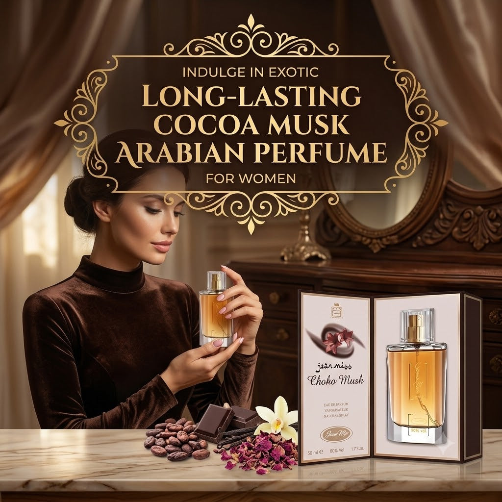 Long-Lasting Cocoa Musk Arabian Perfume for Women