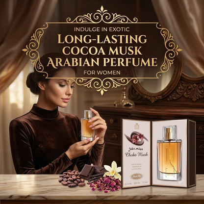 Long-Lasting Cocoa Musk Arabian Perfume for Women