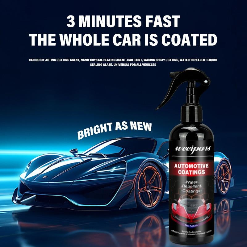 Car Wax Spray & Polish – 2 in 1 Hydrophobic Coating Protection