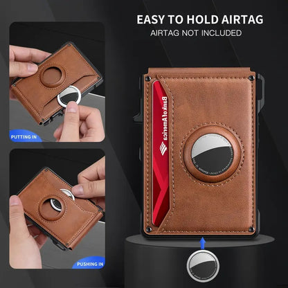 RFID Leather Card Holder – Secure, Stylish & Compact