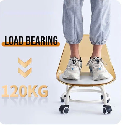 360° Swivel Low Acrylic Chair – Modern Seating for Children & Adults