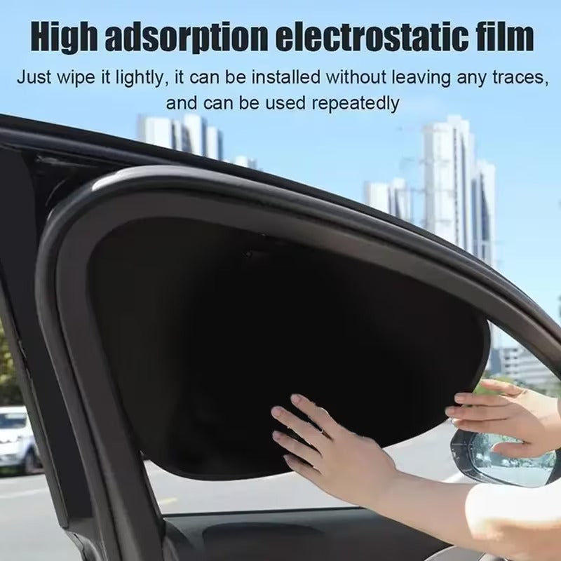 Auto Sunshade Shield – Electrostatic Heat-Insulating Car Window Curtain