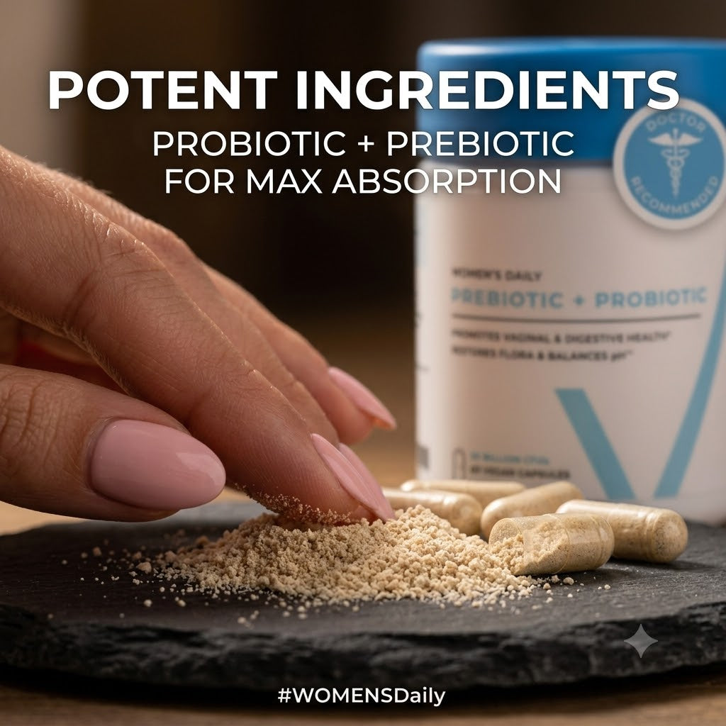 Women's Probiotic & Prebiotic Capsules Daily Digestive