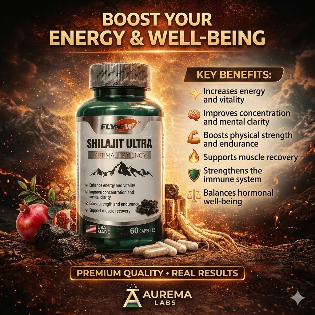 Shilajit Capsules – Energy, Immunity & Vitality Support