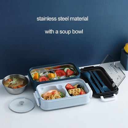 3-Layer Bento Lunch Box –  Microwave Heating
