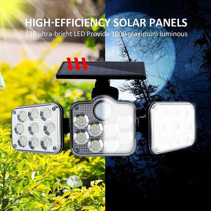 18W Solar Motion Sensor LED Wall Light