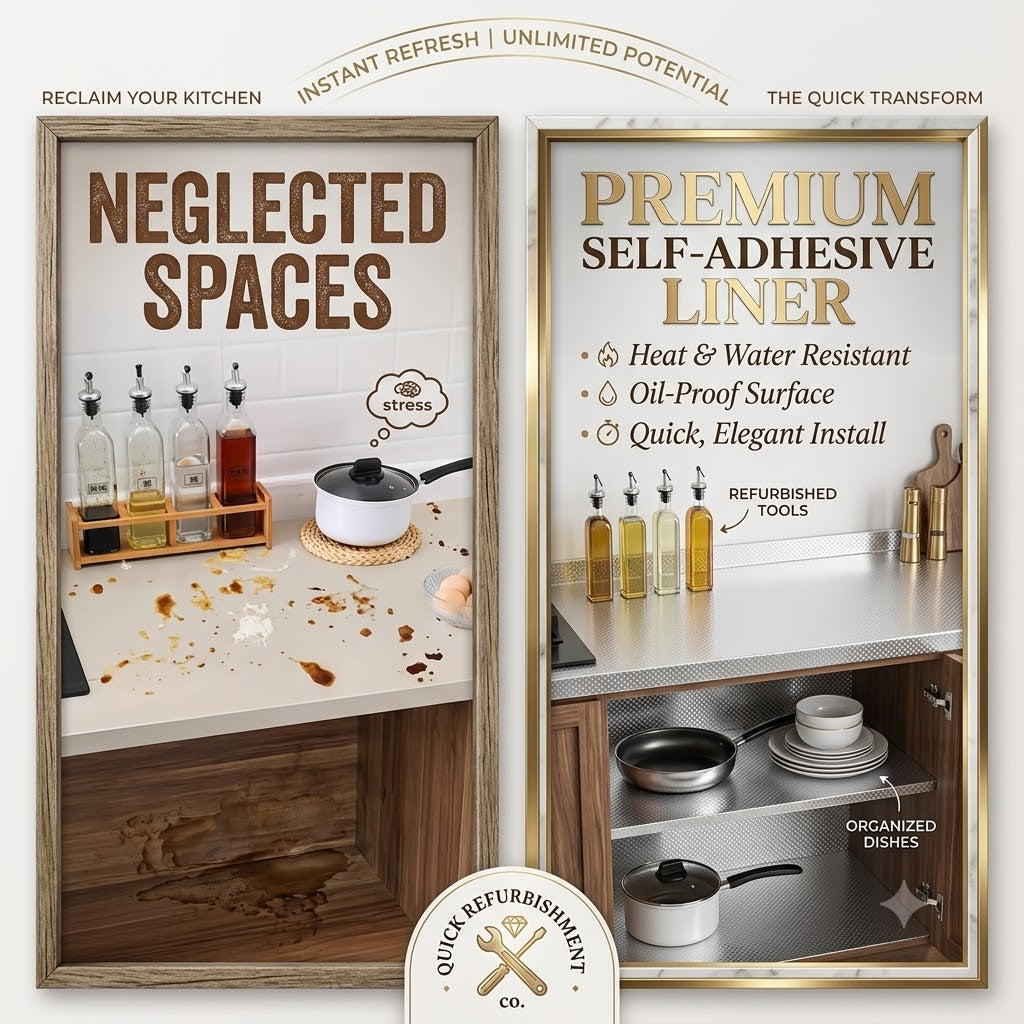 Waterproof PVC Self Adhesive Furniture Foil for Kitchen & Home Décor