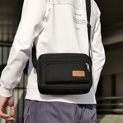 Men’s Crossbody Canvas Bag – Lightweight, Durable & Everyday Ready
