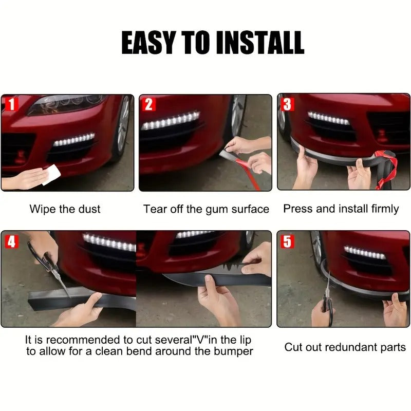 100" Universal Rubber Bumper Lip