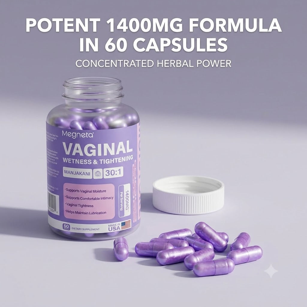 Women Vaginal Mosturizing and Tightening Herbal Capsules 1400mg
