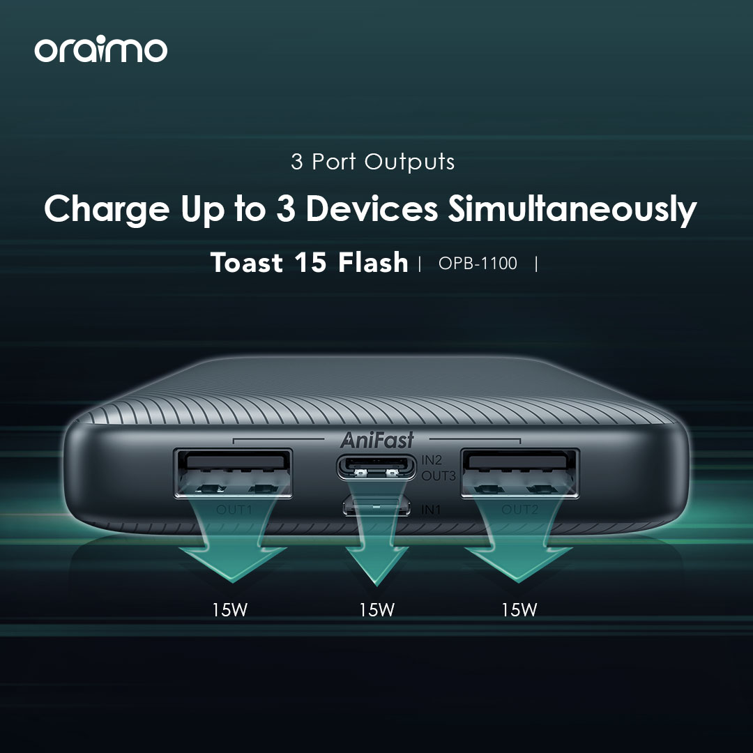 10000mAh Power Bank – Fast Charging Portable Battery Pack