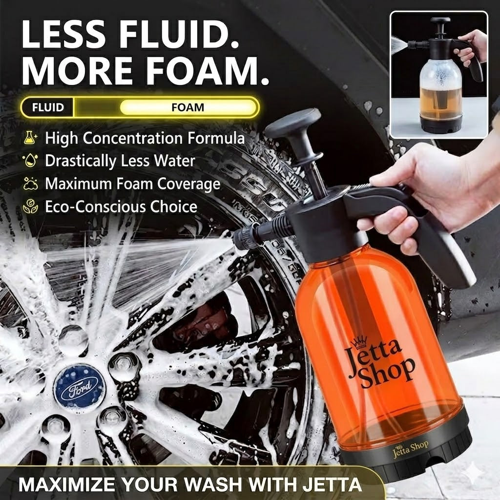 Manual Snow Foam Car Wash Sprayer – Thick Foam Cleaning Pump