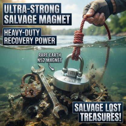 Strong Magnetic Salvage Magnet – Heavy-Duty Magnet