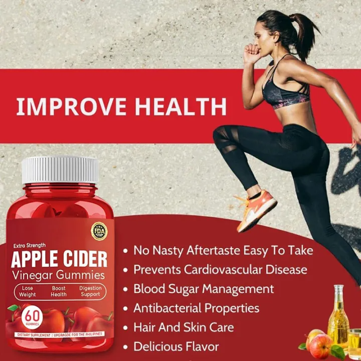 Apple Cider Vinegar Gummies – Daily Vegan Dietary Supplement for Adults