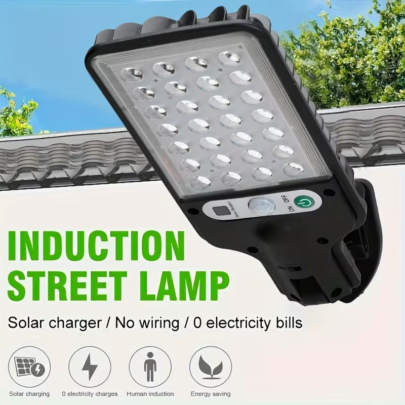 Solar Motion Sensor Street Light — Brighter Nights Outdoors