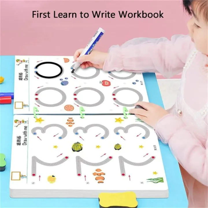 Magic Tracing Book – Kids Pen Control & Early Learning Practice Set